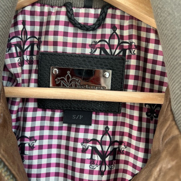 Mackage Brown Leather Jacket, Size S - Picture 3 of 7